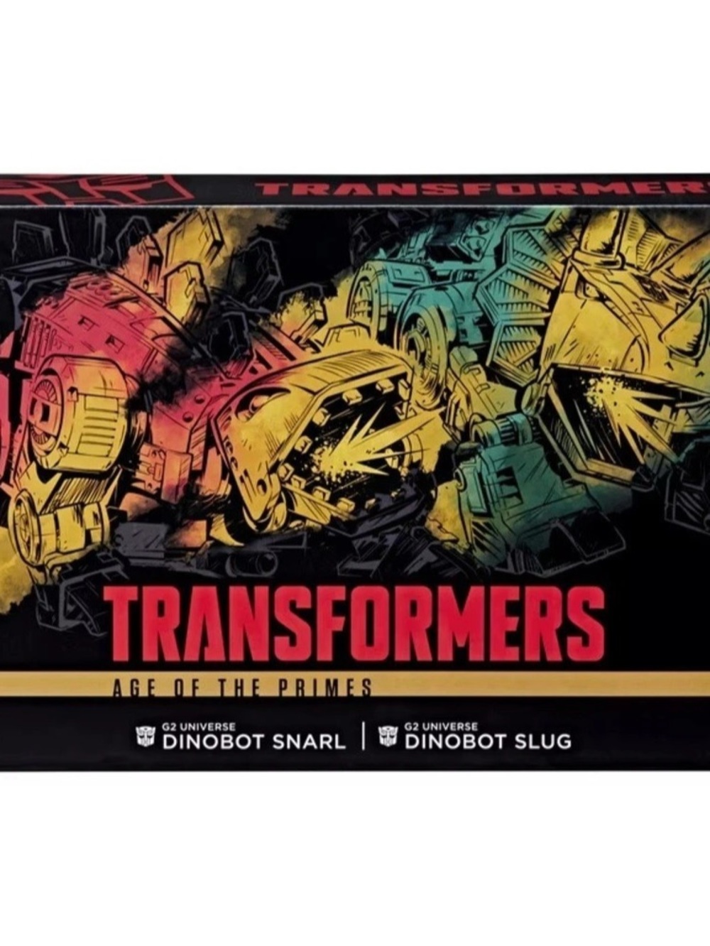 Transformers Age of the Primes Dinobot Snarl & Dinobot Slug Dino Figures Action
